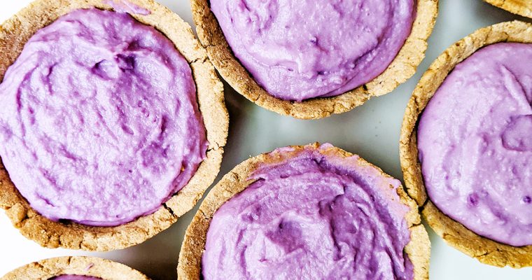 Okinawan Purple Sweet Potato Tarts (AIP/Paleo)