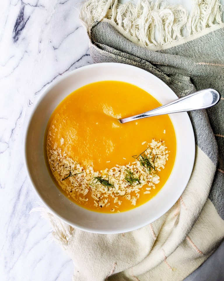 Simple Roasted Carrot & Fennel Soup (AIP/Paleo) | The Open Cookbook
