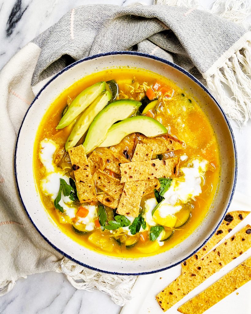 Paleo Tortilla Soup (Whole30, Top 8 Free) | The Open Cookbook