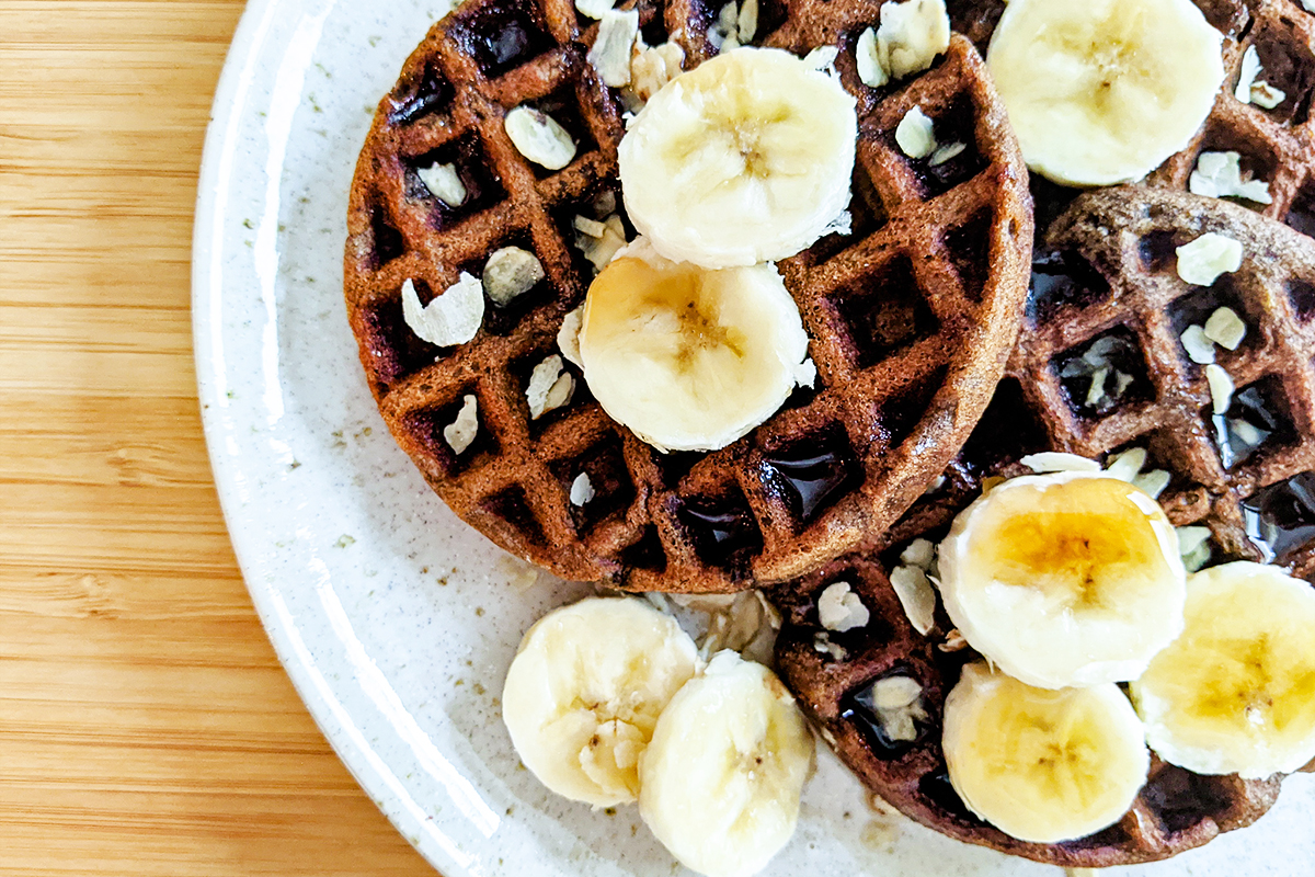 Green Banana Flour Waffles (AIP & low-FODMAP)