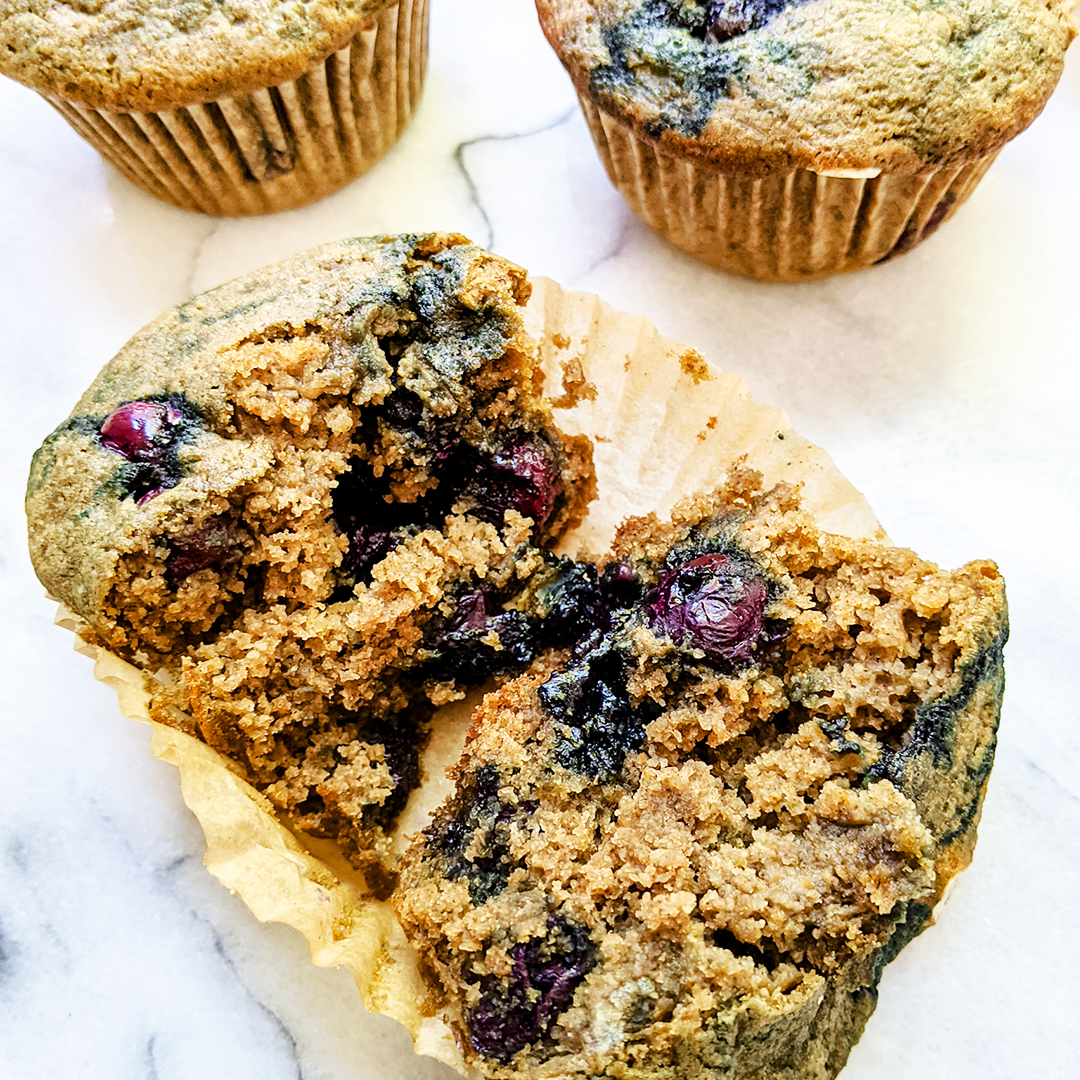 Blueberry Tigernut Muffins (AIP & lowFODMAP) The Open Cookbook