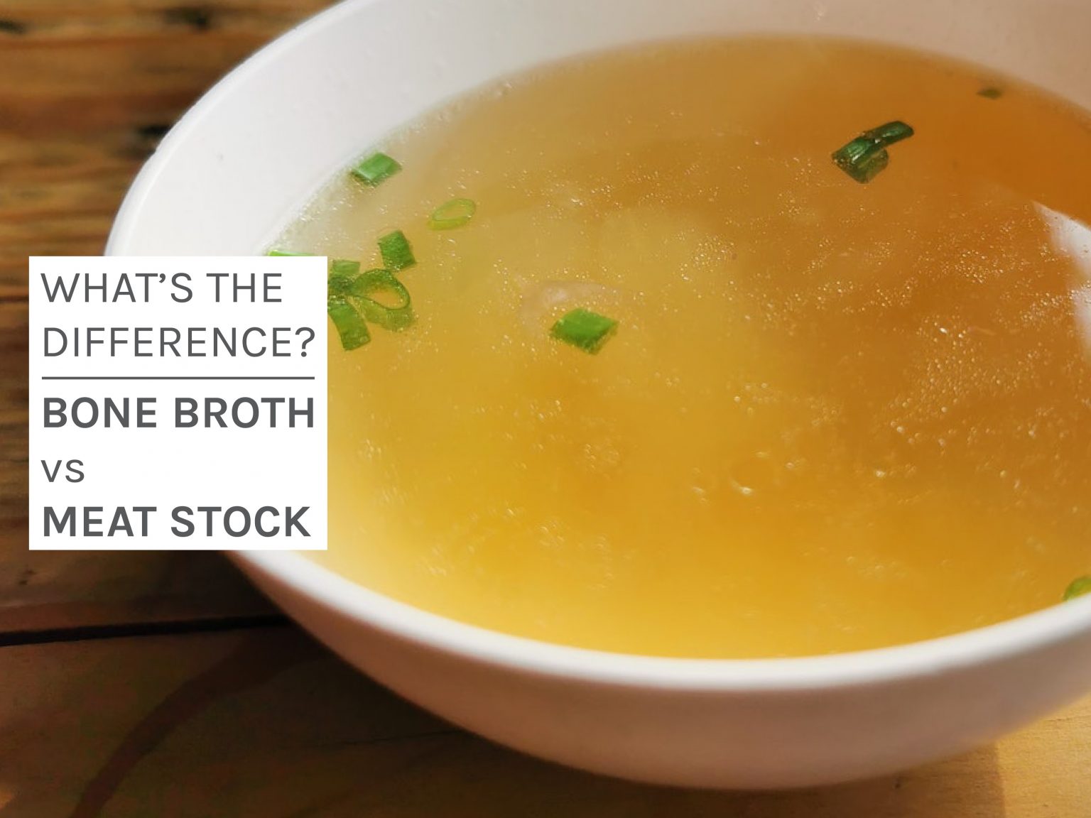 GutHealing Bone Broth vs Meat Stock The Open Cookbook