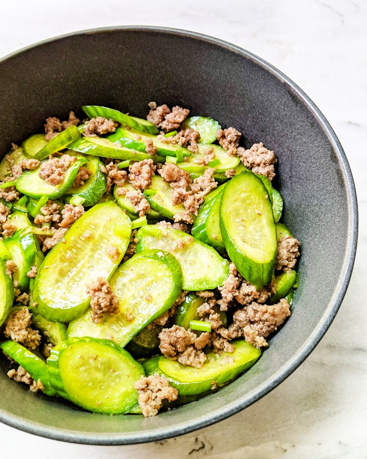 Simple Cucumber & Beef Stir Fry The Open Cookbook