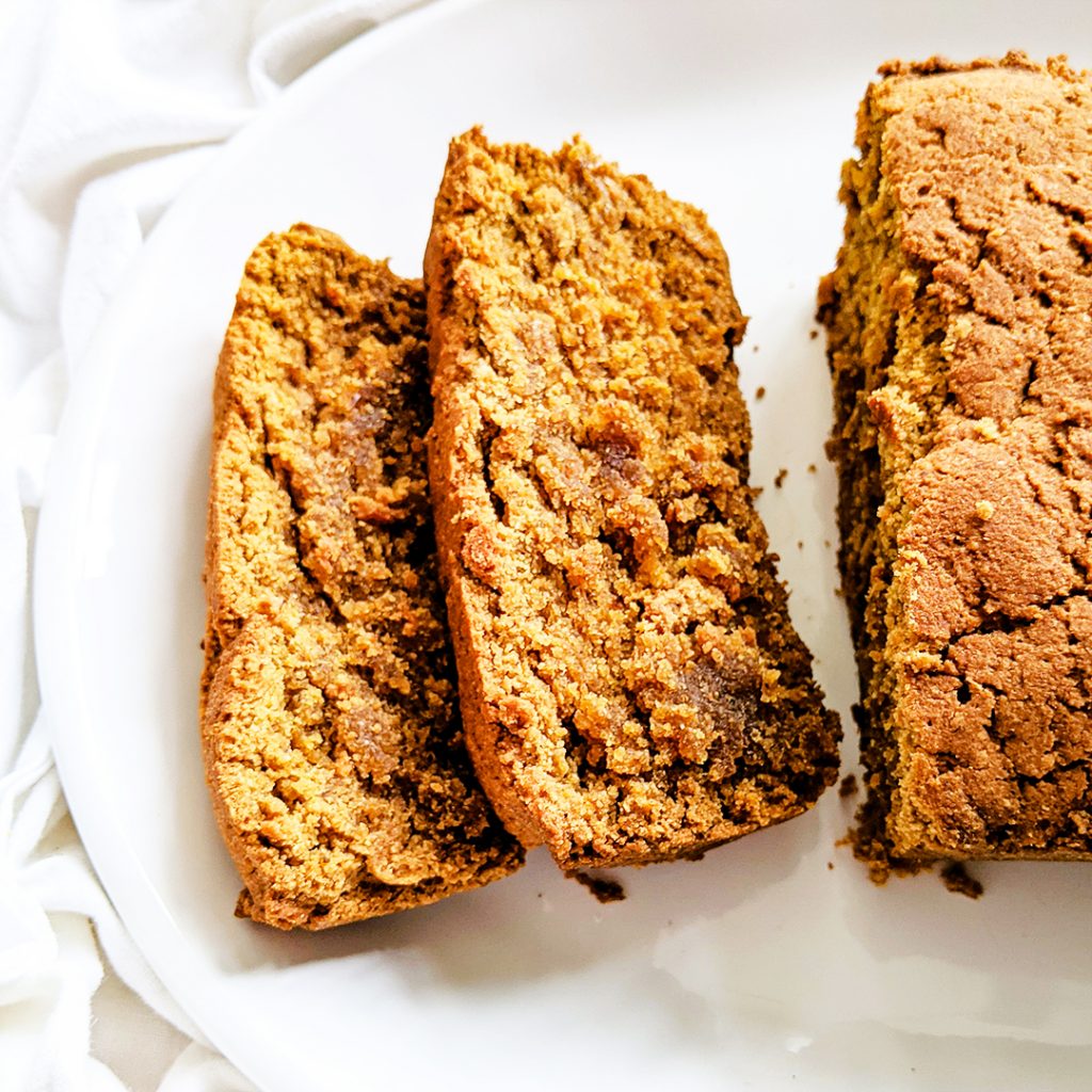 Simple Grain-Free Pumpkin Bread (AIP & Vegan)