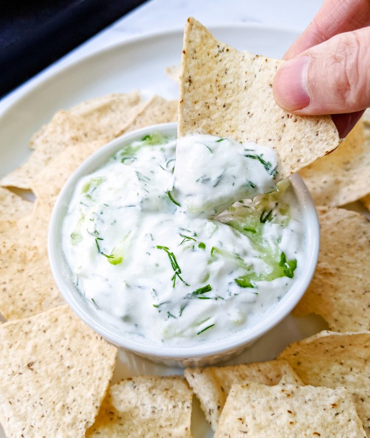 5-Ingredient Dairy-Free Tzatziki (Low-FODMAP) | The Open Cookbook