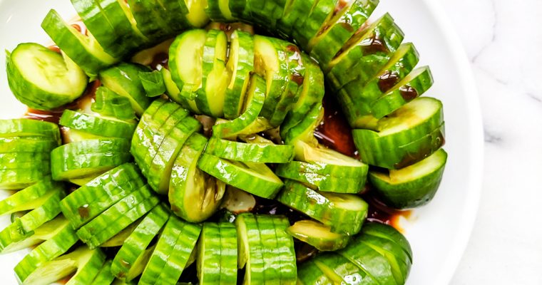 Asian Cucumber Dragon Salad (AIP, Top 9 Free)